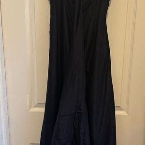 Club Mónaco Isabelle Black Midi Dress Size 2 Brand NWT Original $199 Elegant